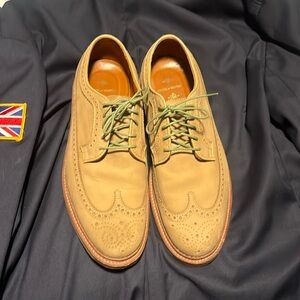 Special make Alden LWB in tan nubuck with special sole